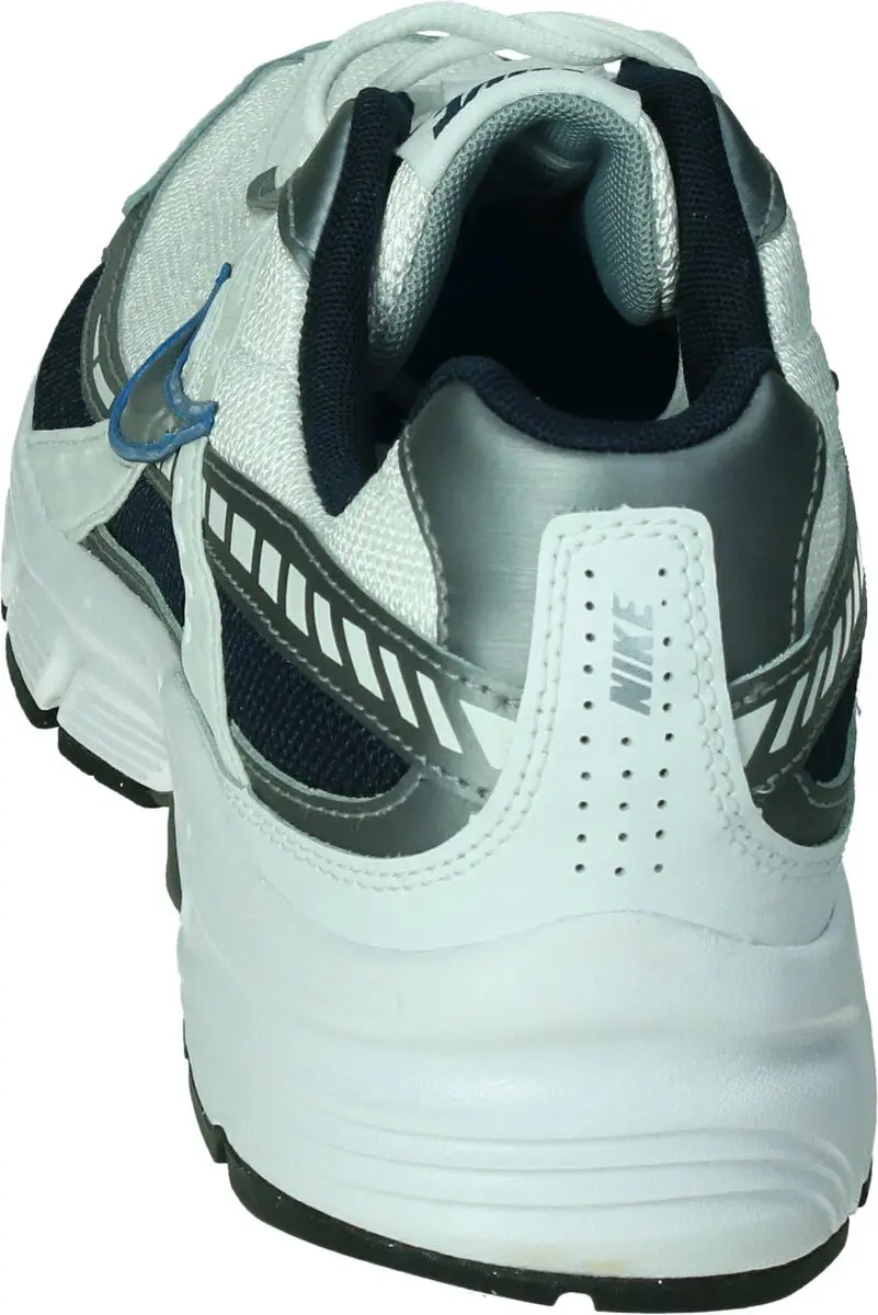Nike Initiator Heren Schoenen - 45 - Wit/Zilver/Zwart/Blaauw