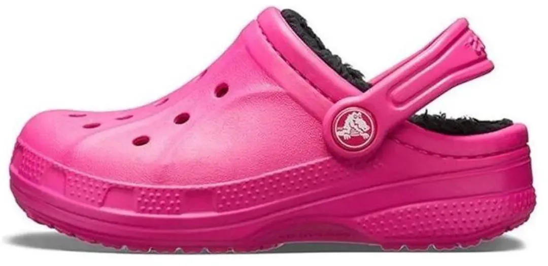 Crocs Ralen Gevoerde Binnenkant Candy Roze/Zwart Maat 27/29 US C10/11
