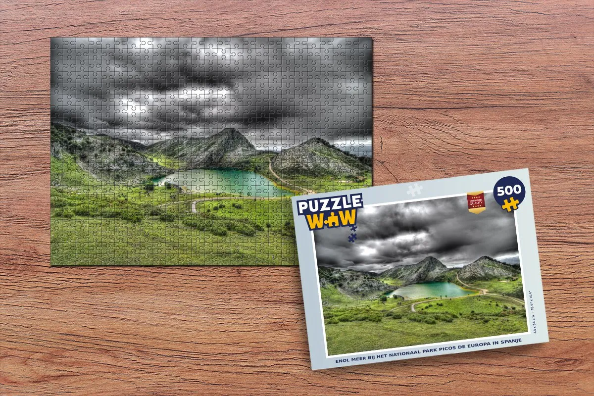 PuzzleWow Legpuzzel Picos de Europa 500 Stuks - Multicolor