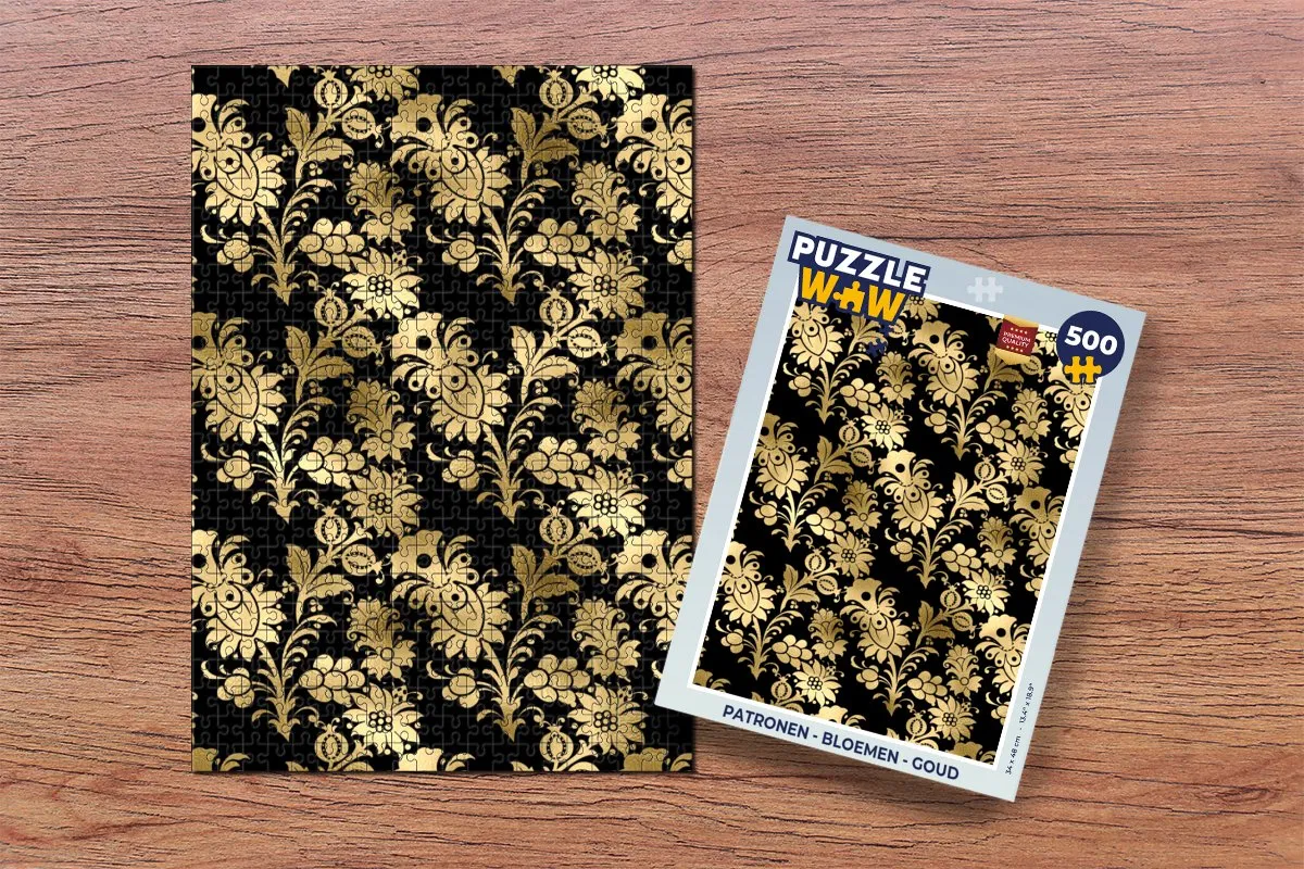 PuzzleWow Bloemen Legpuzzel 500 Stuks - Multicolor - MPN 7435051155158