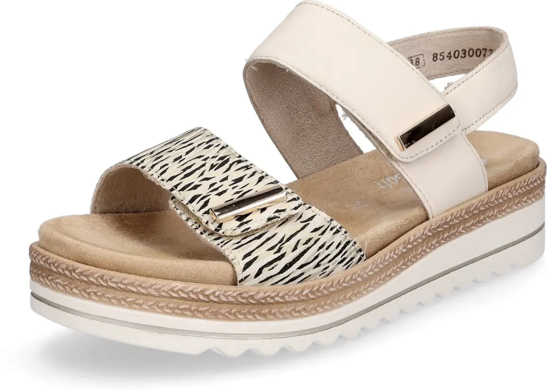 Remonte dames sandalen beige multi