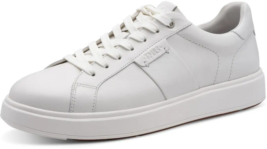 Tamaris heren leren sneaker 1-13625-47-117 lage schoen wit