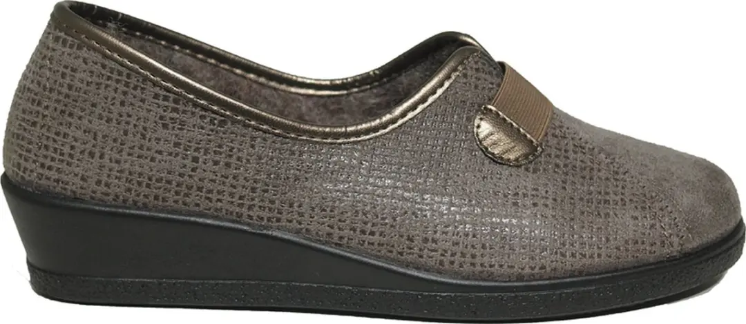 Rohde Taupe Gesloten Pantoffel