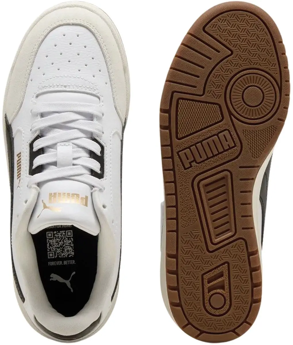PUMA Shuffle Downtown Lo Sneakers Junior 35.5 - Wit/Zwart - afbeelding 3 van 6