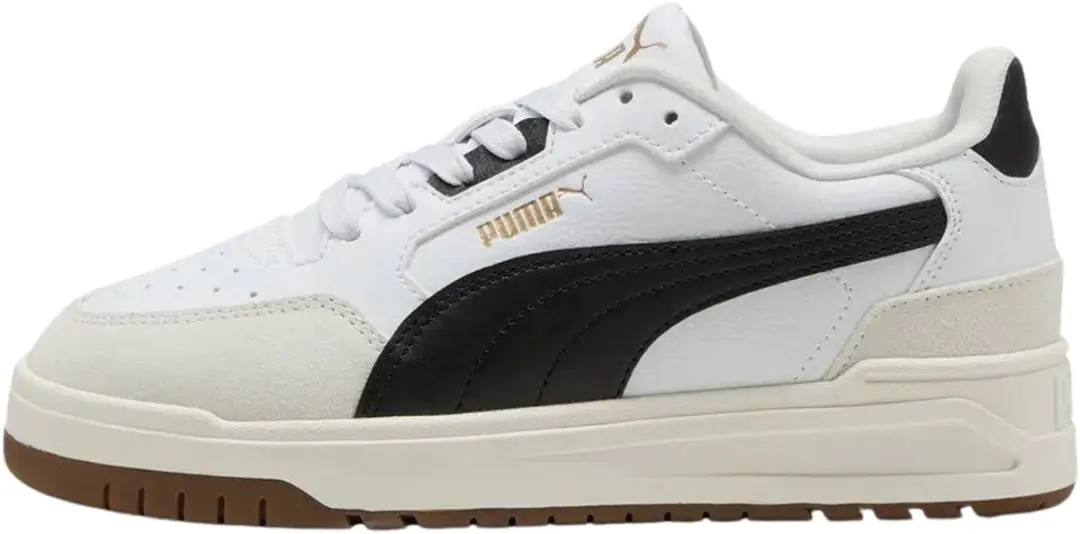PUMA Shuffle Downtown Lo Sneakers Junior 35.5 - Wit/Zwart - afbeelding 6 van 6