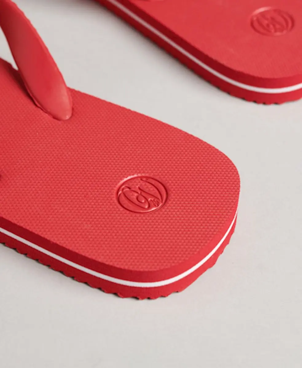 Superdry Heren Klassieke Vintage Teenslippers 42/43 - RXG Varsity Red - afbeelding 6 van 6