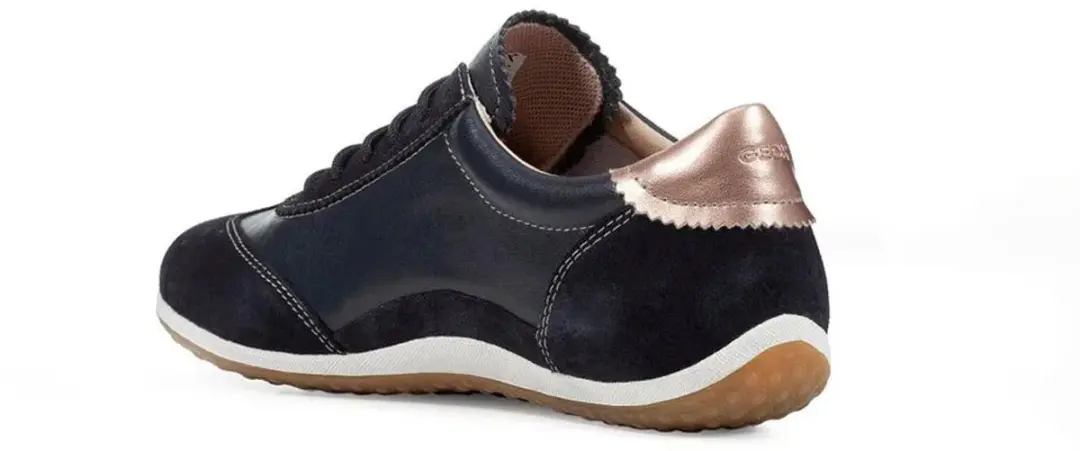 Geox Vega Dames Sneakers D3509A - Marineblauw - Maat 37