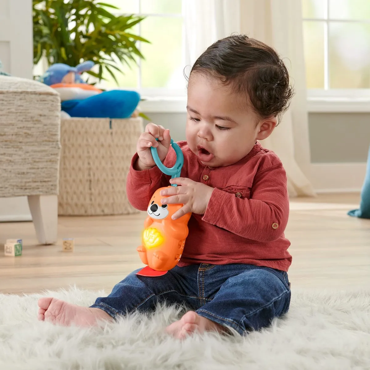 Fisher-Price 3-in-1 Muziek Glow & Grow Gym - 6 Speelelementen