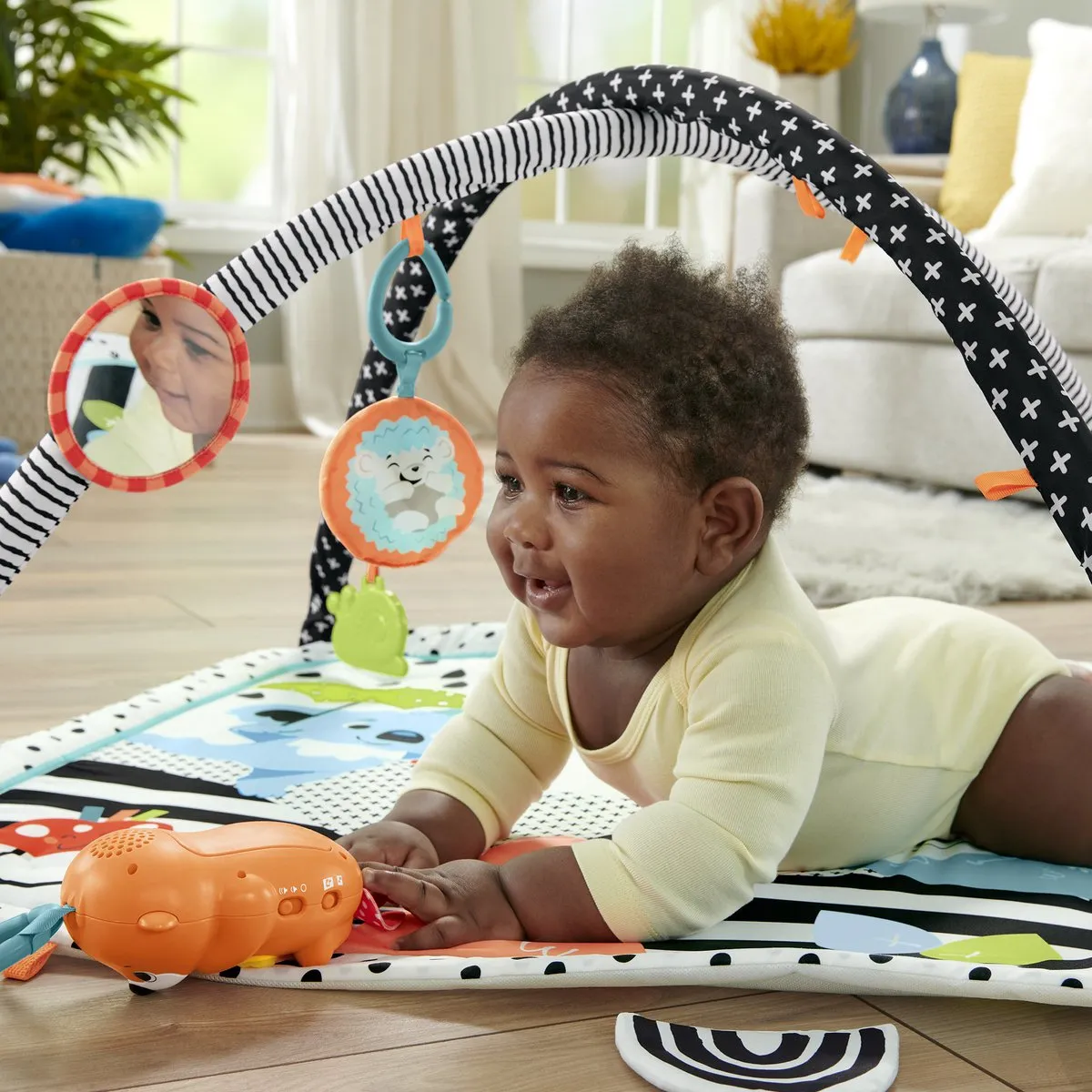 Fisher-Price 3-in-1 Muziek Glow & Grow Gym - 6 Speelelementen