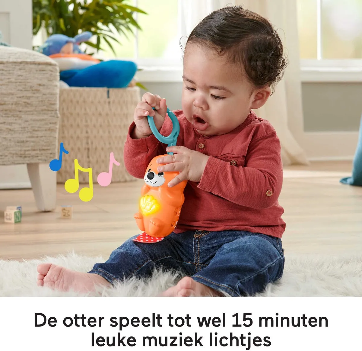 Fisher-Price 3-in-1 Muziek Glow & Grow Gym - 6 Speelelementen