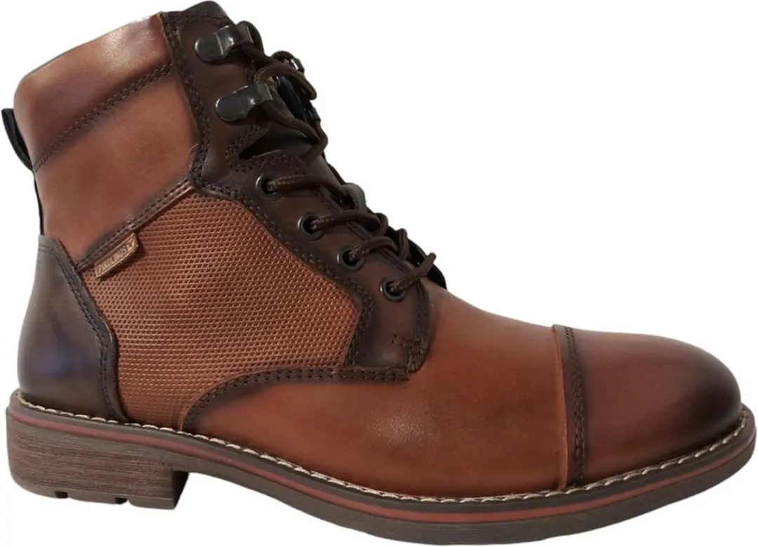 Pikolinos York Heren Veterboots Cognac - Maat 42