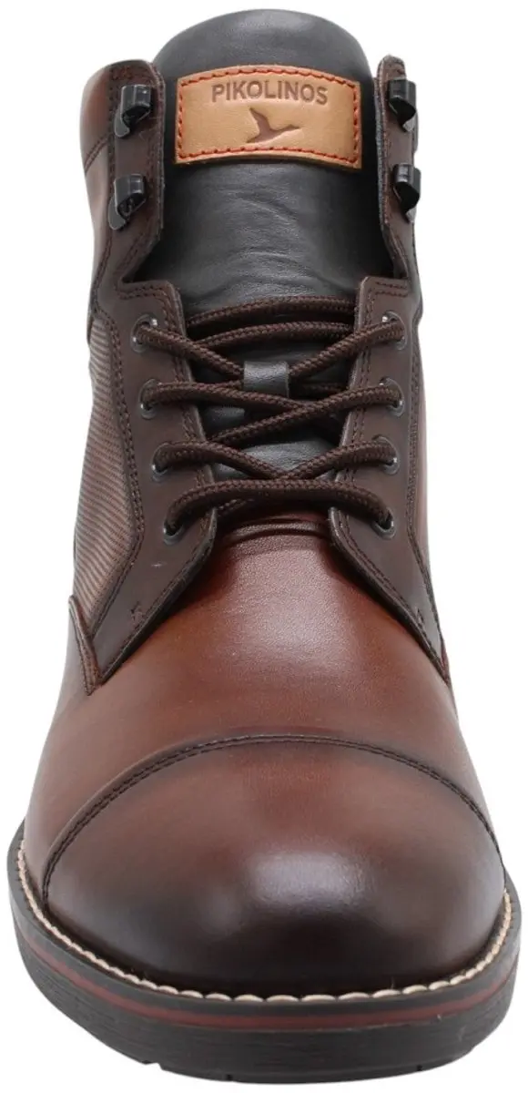 Pikolinos York Heren Veterboots Cognac - Maat 42