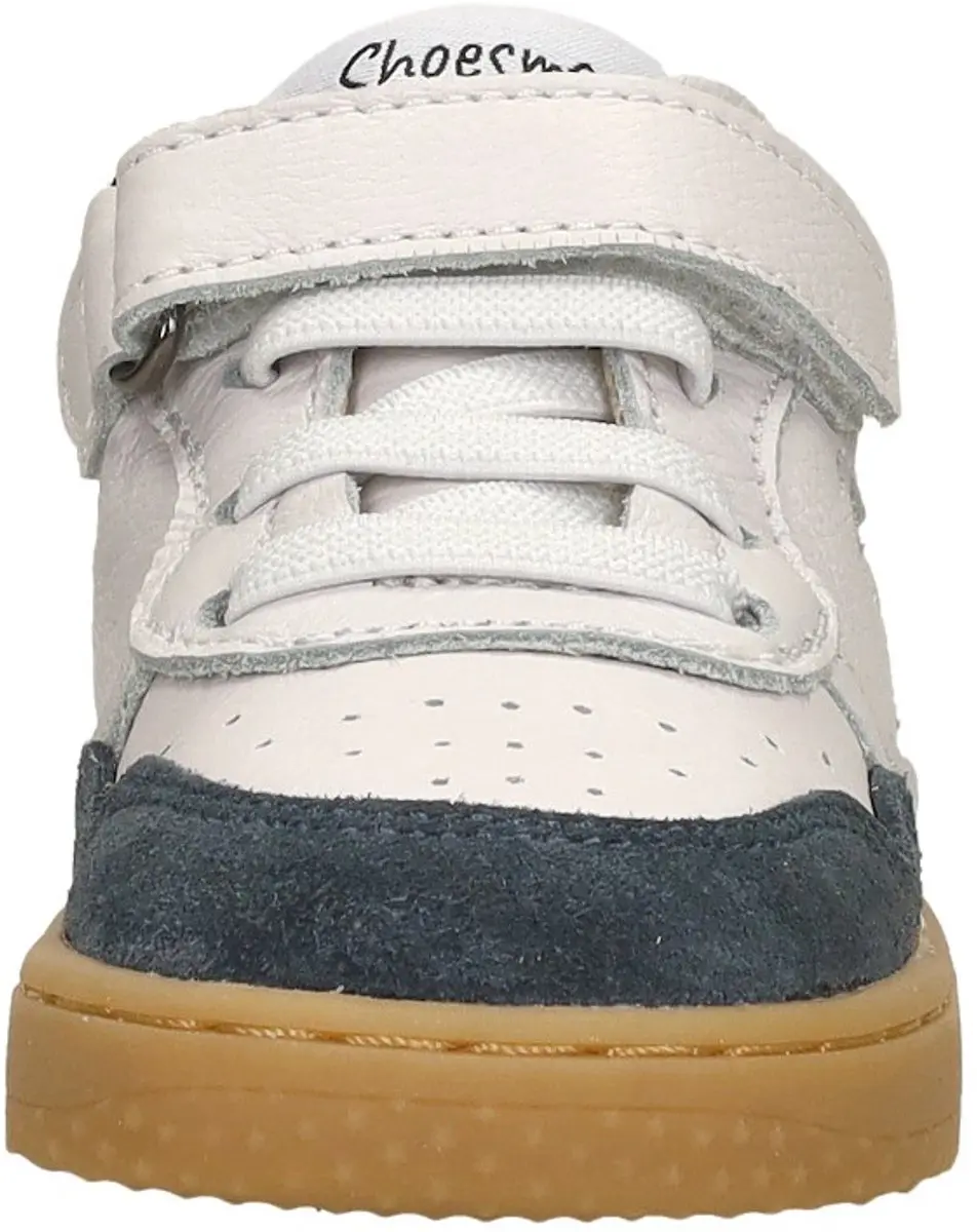 Shoesme Sneakers Jongens Wit-Blauw - Suède - Maat 20 - afbeelding 3 van 6