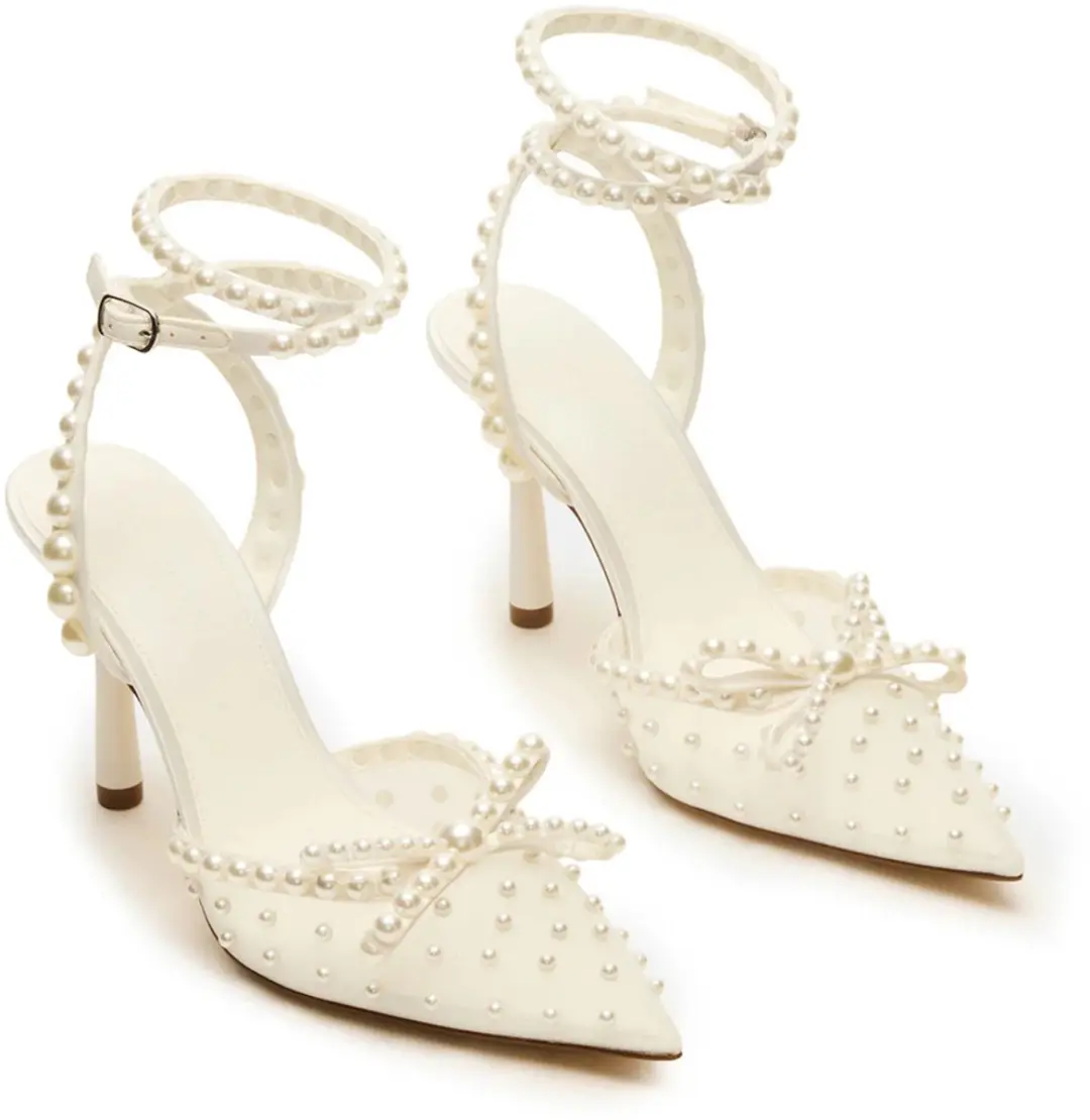 Steve Madden Val-M Dames Sandalen - 37 - Ivoor