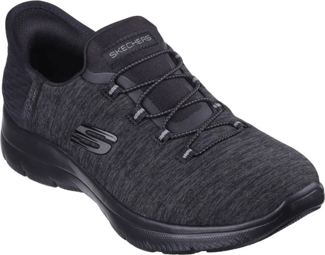 Skechers Slip-ins Summits Dames Sneakers - Zwart - Memory Foam