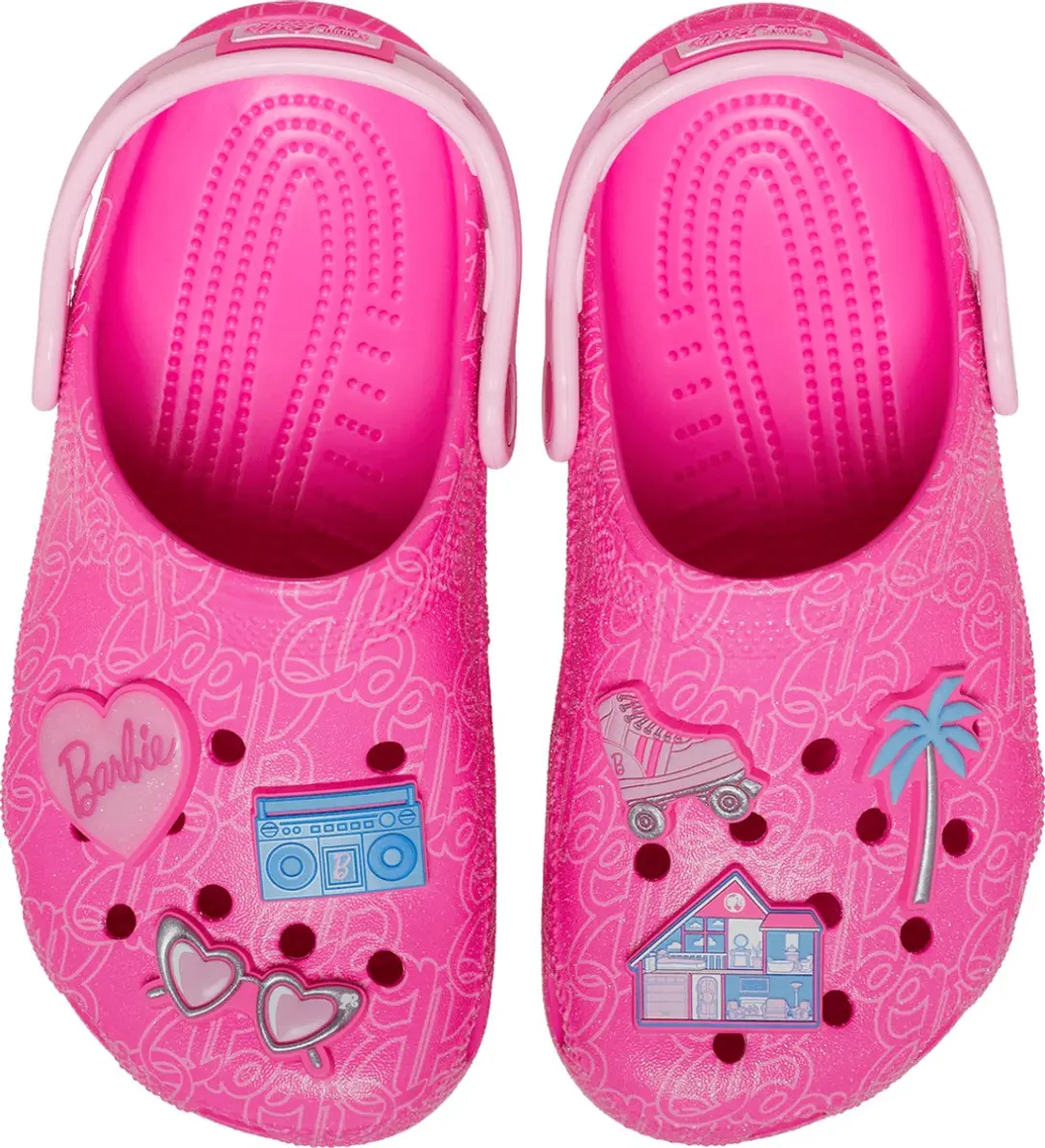 Crocs Classic Mattel Pink Barbie Clogs Kids 34.5