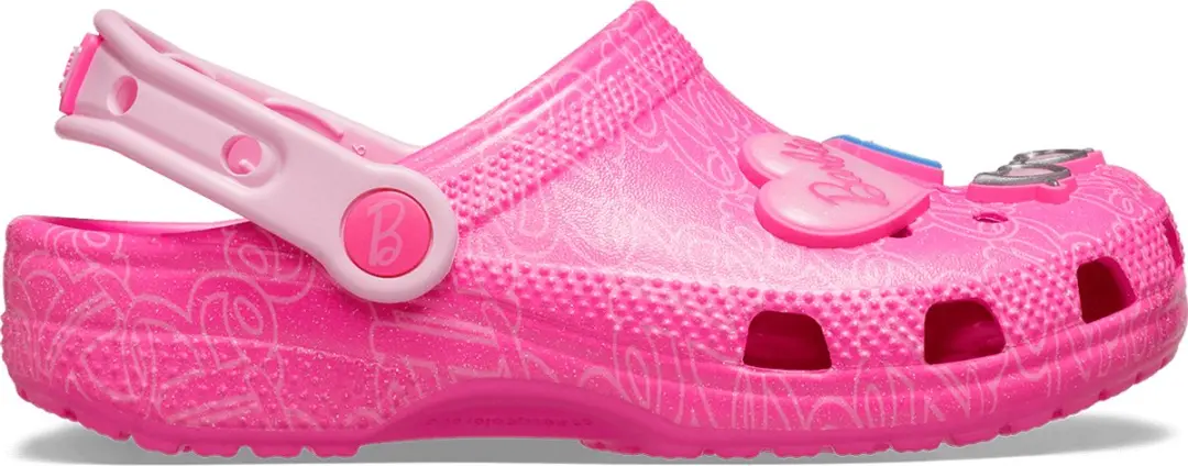 Crocs Classic Mattel Pink Barbie Clogs Kids 34.5