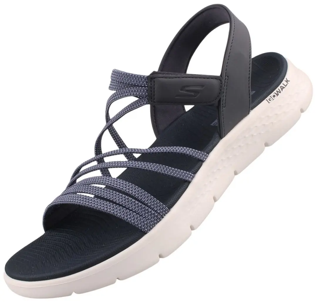 Skechers Go Walk Flex Sandalen - Maat 40 - Blauw - afbeelding 6 van 6