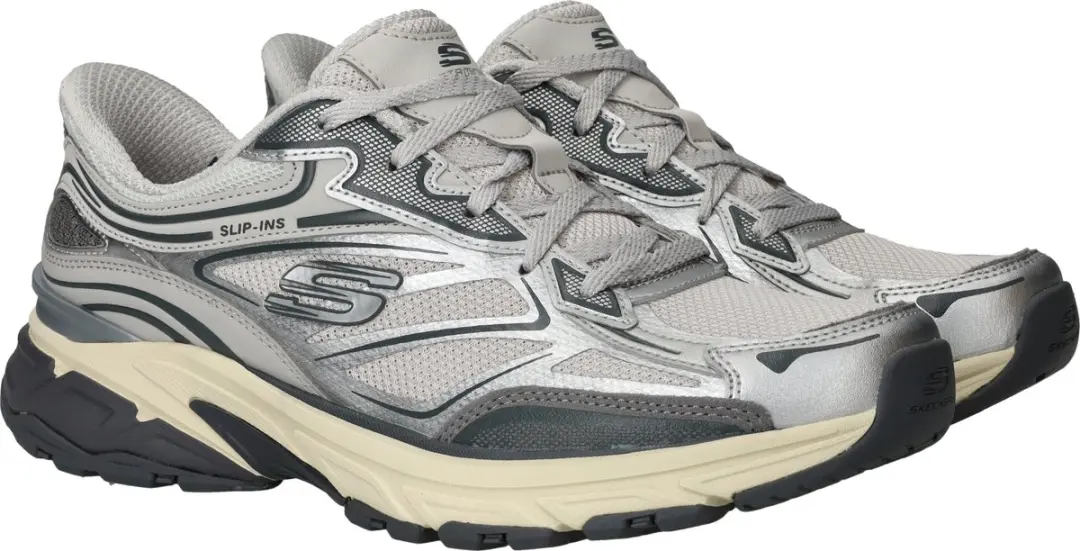 Skechers Stamina Sport Dames Instappers 131404 - 38 - Zilver/Grijs