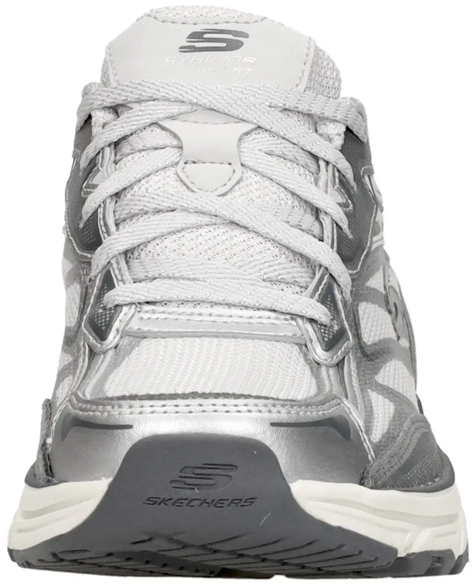 Skechers Stamina Sport Dames Instappers 131404 - 38 - Zilver/Grijs