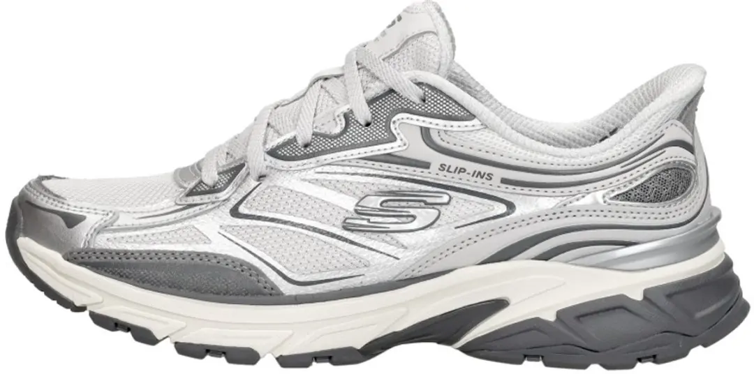 Skechers Stamina Sport Dames Instappers 131404 - 38 - Zilver/Grijs