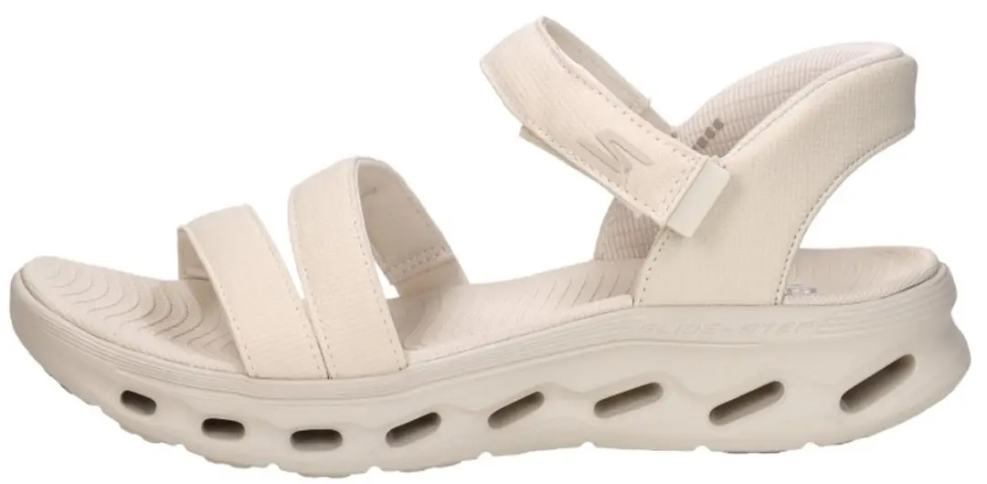Skechers GO WALK GLIDE-STEP 2.0 Sandalen Dames - 41 - Naturel - afbeelding 3 van 6