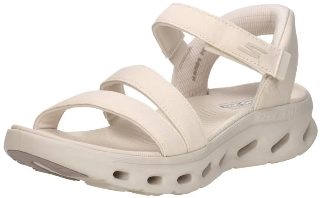 Skechers GO WALK GLIDE-STEP 2.0 Sandalen Dames - 41 - Naturel - afbeelding 4 van 6