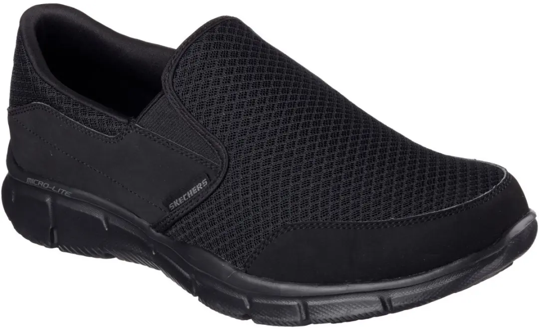 Skechers 51361-BBK Slippers - Maat 45 - Zwart - afbeelding 2 van 6