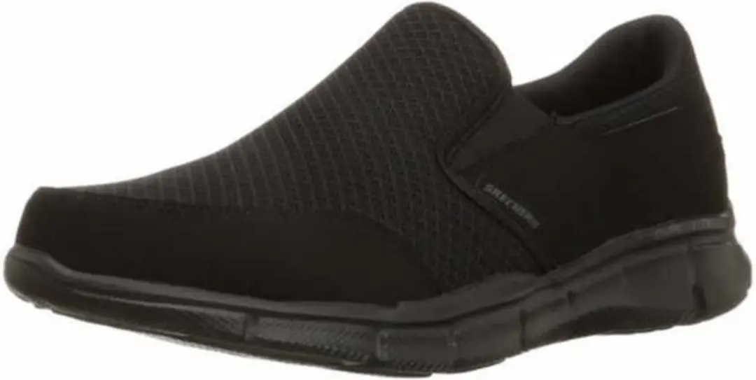 Skechers 51361-BBK Slippers - Maat 45 - Zwart - afbeelding 5 van 6