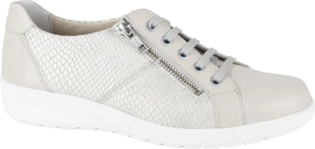 Solidus Heaven Pearl Platina Dames Veterschoenen - Maat 39 - afbeelding 5 van 6