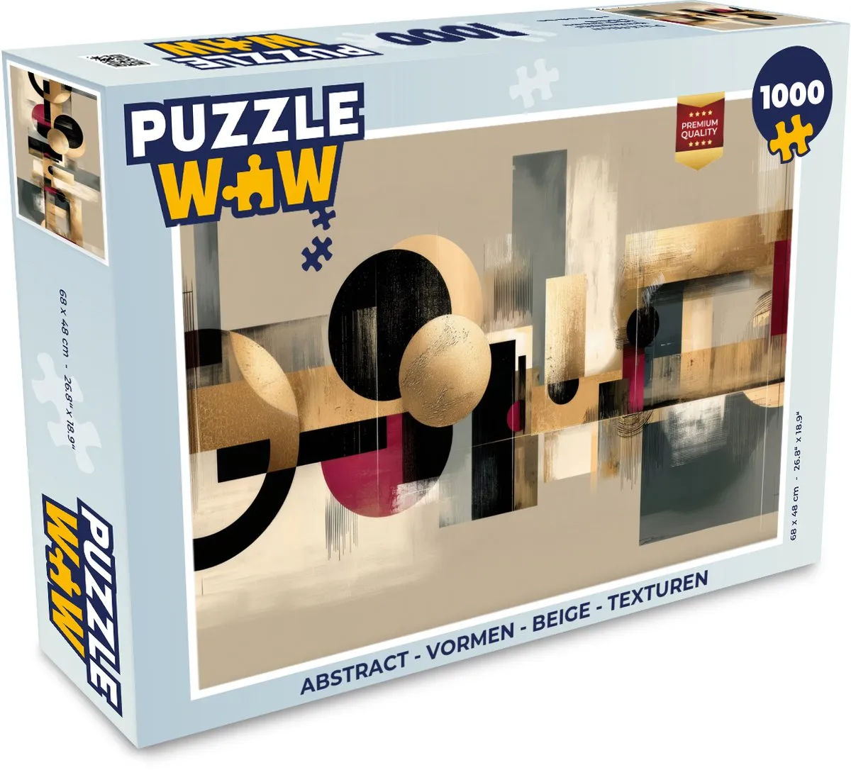 PuzzleWow Abstract Legpuzzel 1000 Stuks