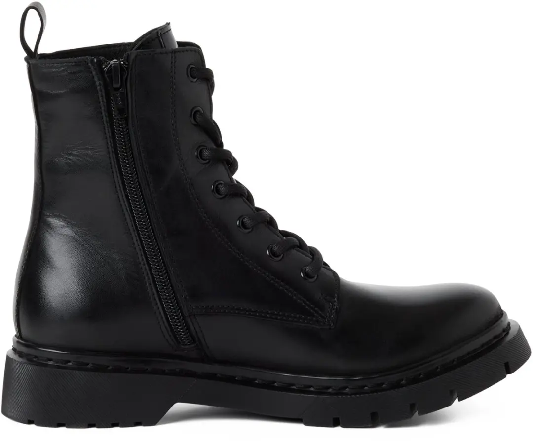 Tamaris ESSENTIALS Dames Lace Boot Flat - Maat 41 - Zwart