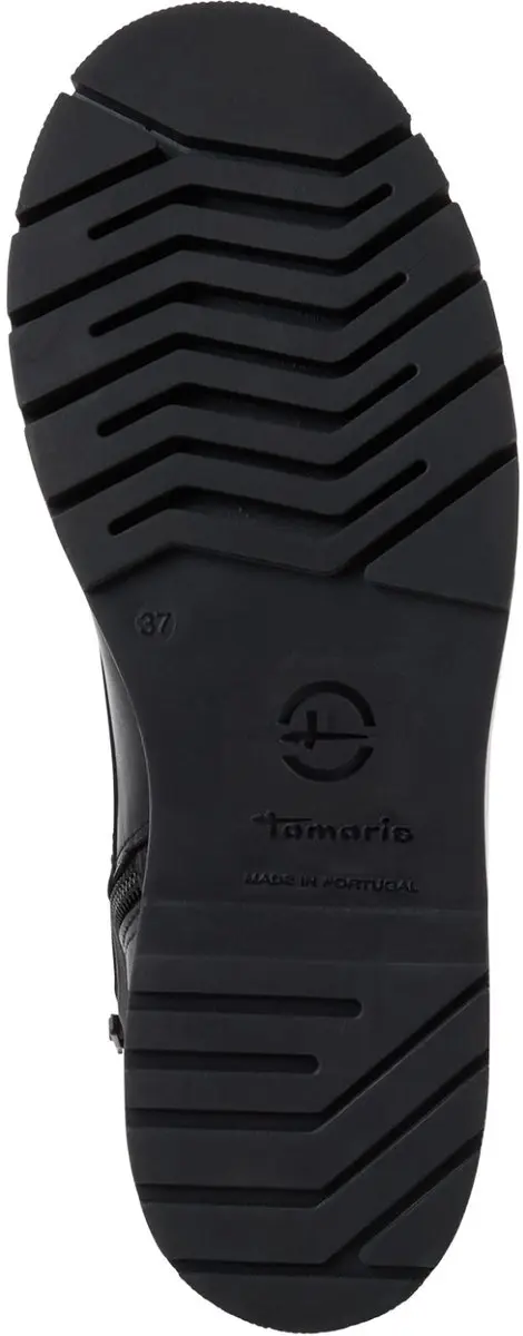 Tamaris ESSENTIALS Dames Lace Boot Flat - Maat 41 - Zwart