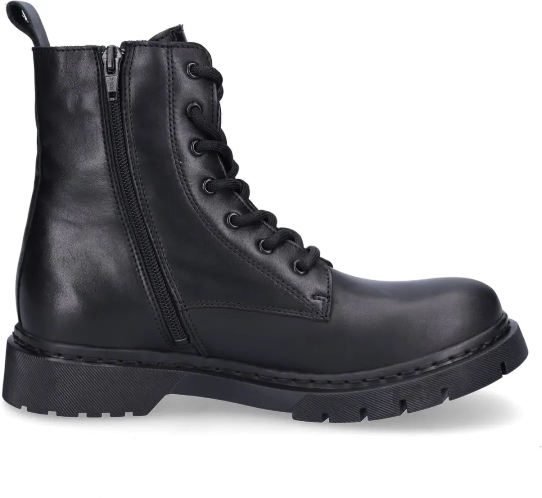 Tamaris ESSENTIALS Dames Lace Boot Flat - Maat 41 - Zwart
