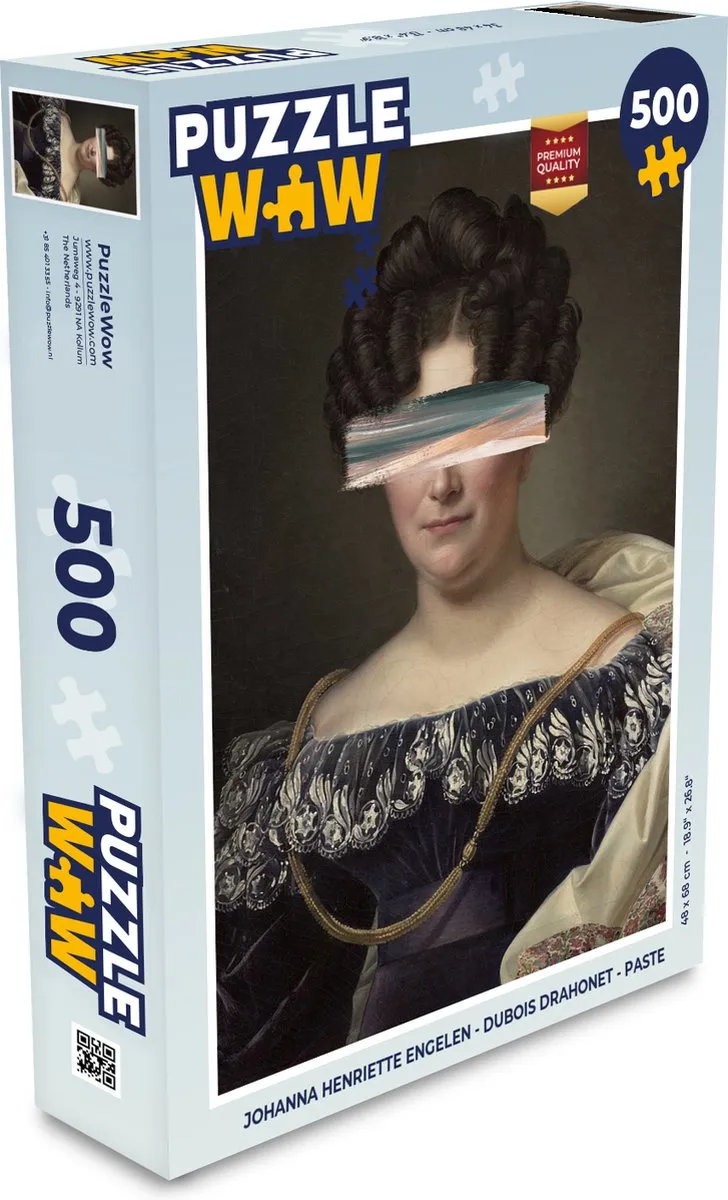 PuzzleWow Johanna Henriette Engelen - Dubois Drahonet Legpuzzel 500 Stuks - Multicolor