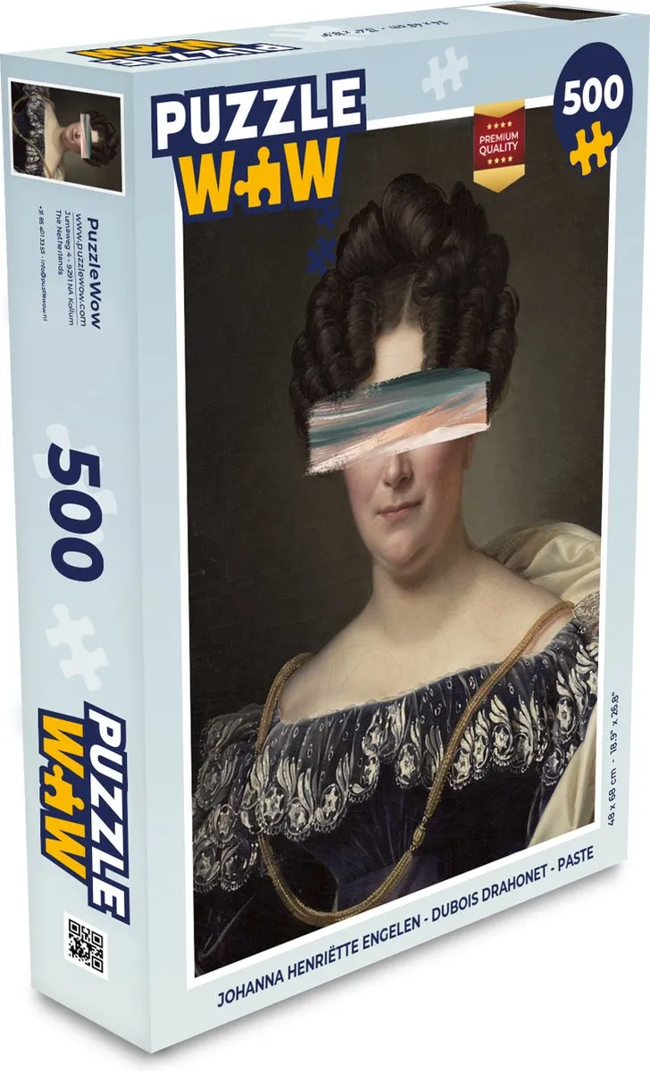 PuzzleWow Johanna Henriette Engelen - Dubois Drahonet Legpuzzel 500 Stuks - Multicolor