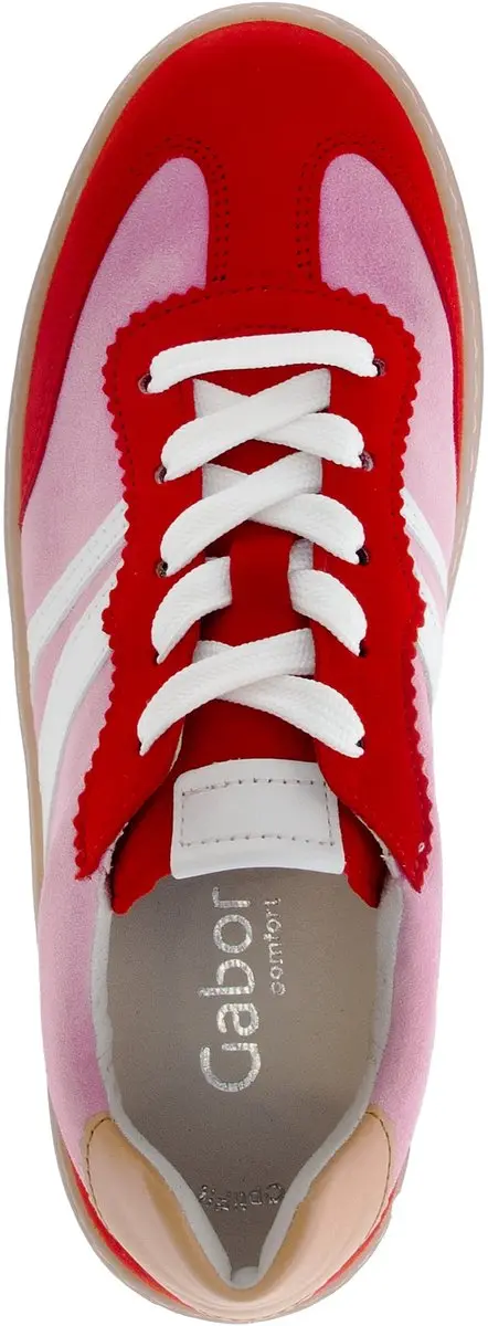 Gabor Dames Sneakers 86.475.48 - 45 - Roodmulti - afbeelding 3 van 6