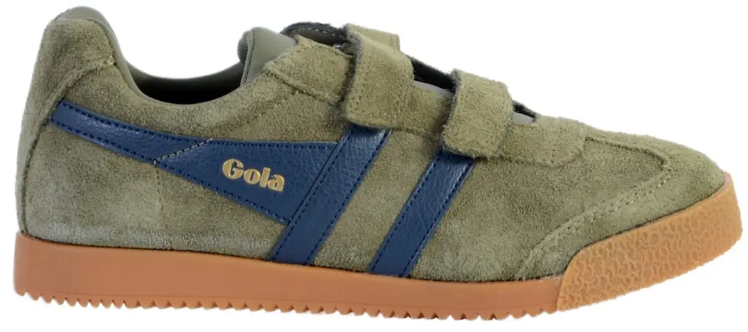 Gola Harrier Strap CKA192HN Sneakers - 33 - Kaki-Blauw - afbeelding 4 van 6