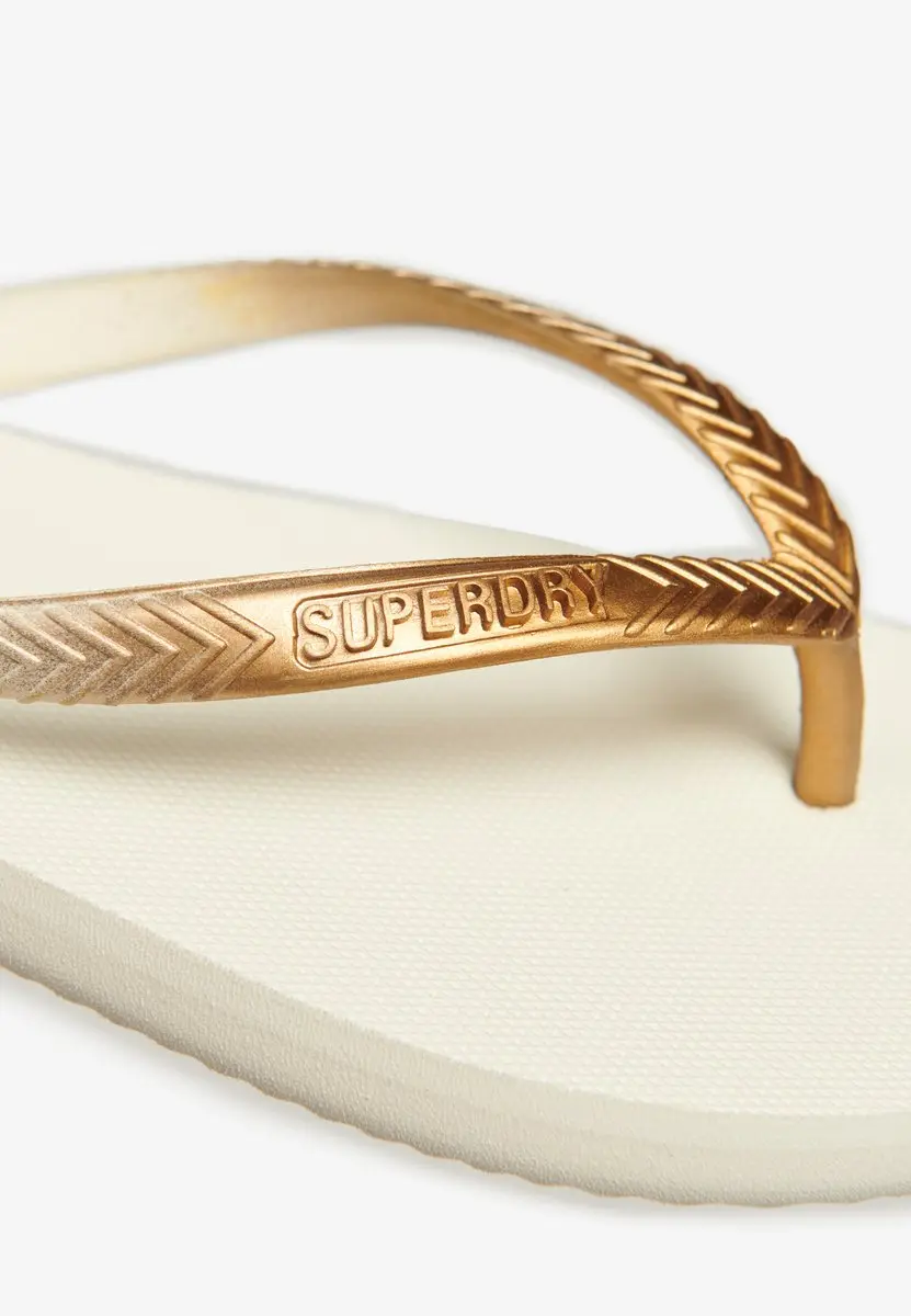 Superdry Core Metallic Kinderenlippers 34 - Off White - afbeelding 6 van 6