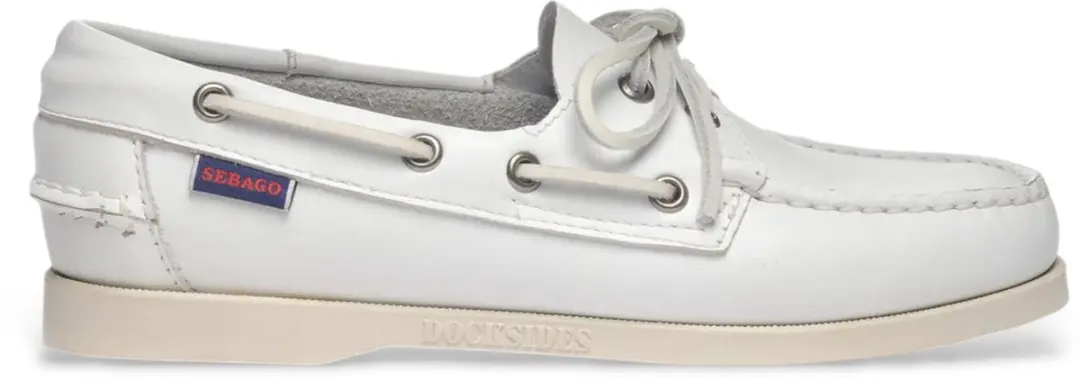 Witte Bootschoenen Sebago Dockside Dames 39