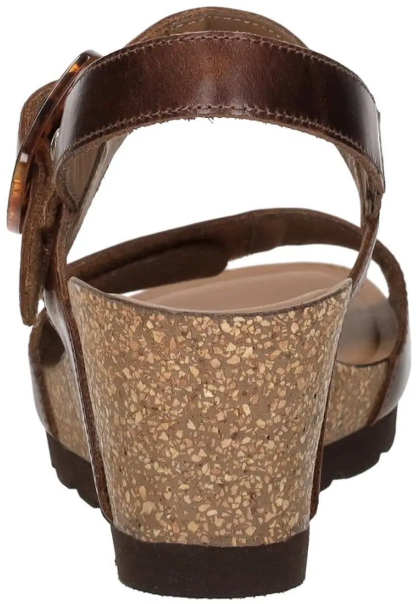 Panama Jack Valle Clay Sandalen Hak - donkerbruin - Maat 38 - afbeelding 5 van 6