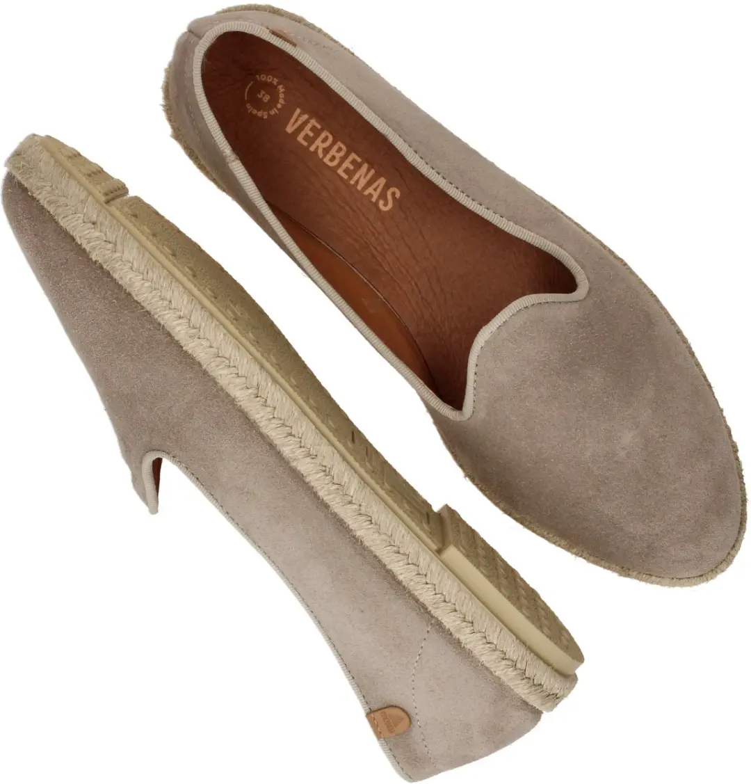 Verbenas Kasie Espadrilles Dames - Beige - Maat 39 - afbeelding 4 van 6
