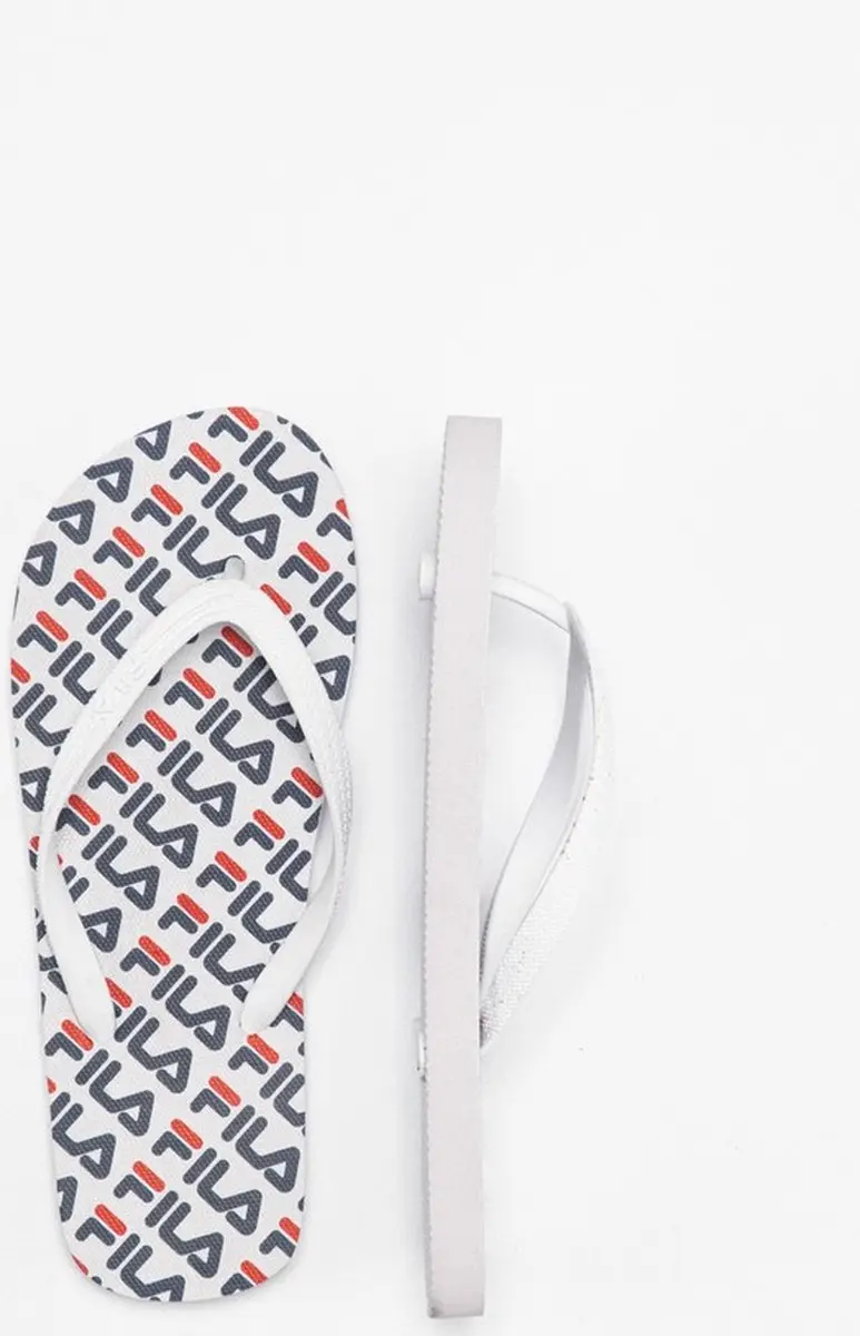 Fila damessandalen / instappers Troy Logo instappers voor dames, wit
