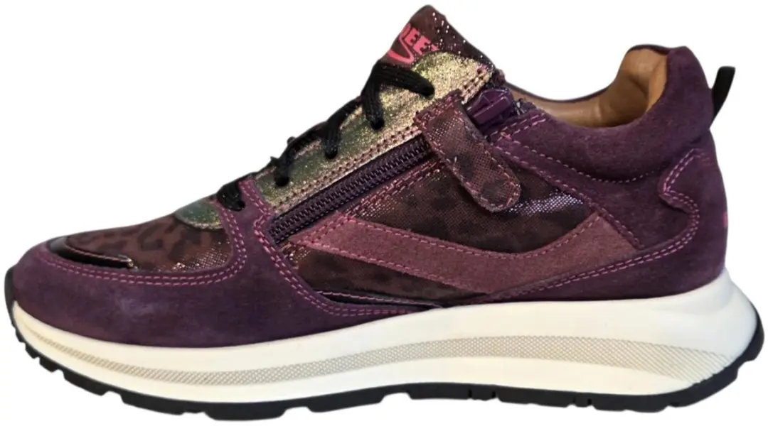 Braqeez 426600-448 Meisjes Sneakers - Maat 33 - Rood - afbeelding 6 van 6