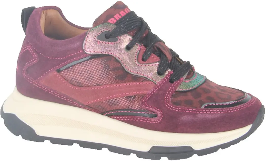 Braqeez 426600-448 meisjes sneakers maat 33 rood