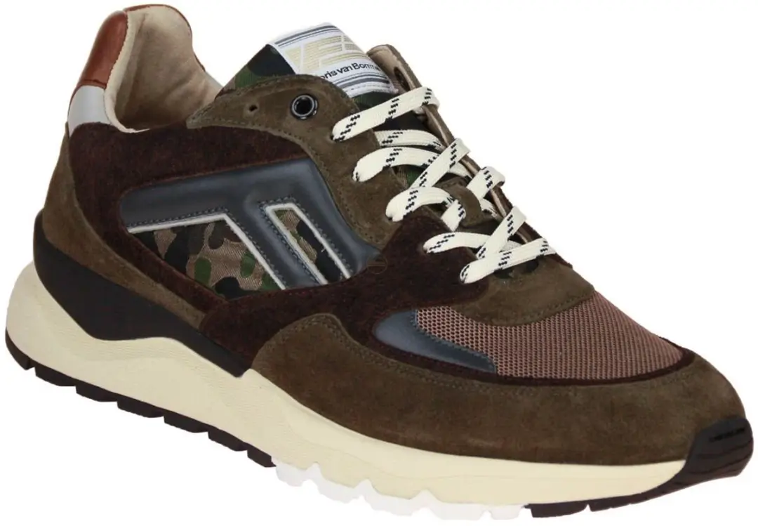 Floris van Bommel DE TREENER Lage Sneakers - Bruin 43.5 - afbeelding 5 van 6