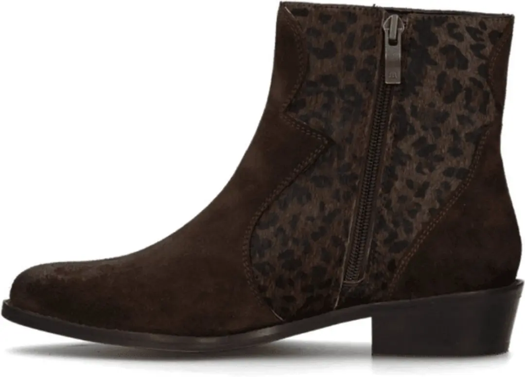 Maruti Gavi Suede Hairon DBrown DN1 Enkellaarzen - Bruin - 37