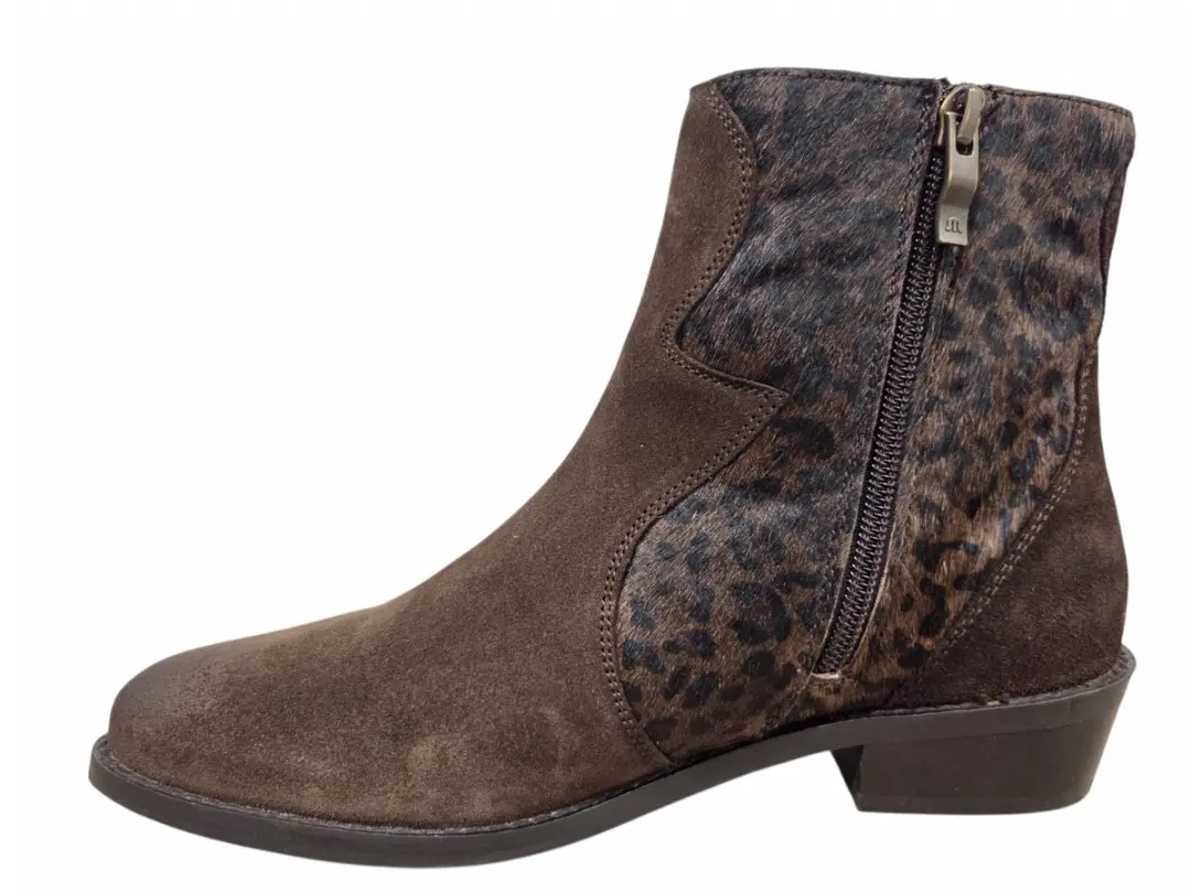 Maruti Gavi Suede Hairon DBrown DN1 Enkellaarzen - Bruin - 37