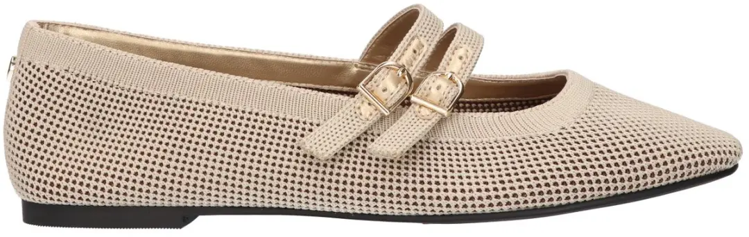 La Strada Ballerina Beige Knitted