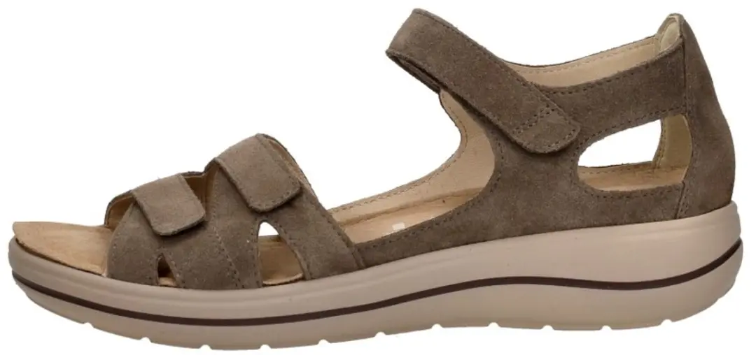 Hartjes Pop Sandalen Plat - Taupe Maat 41